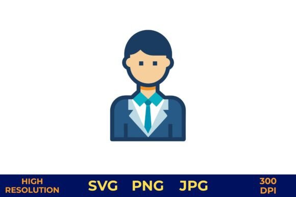 Business Man Icon Graphics and Illustrations Review