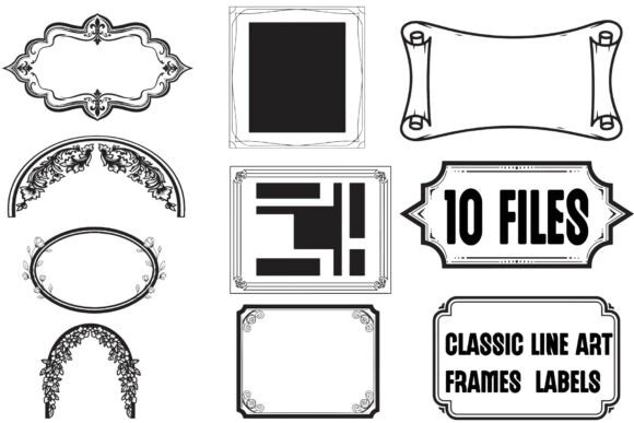 Classic Vintage Line Art Frames and Deco Review