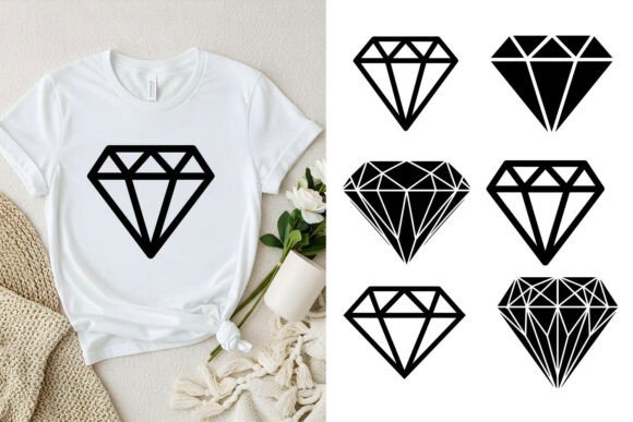 Diamond SVG Bundle Vector Graphics and Crafts