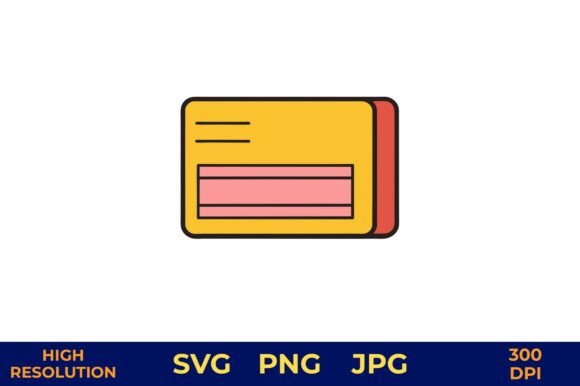 Flat Vector Business Card with Bold Graphics and Illustrations