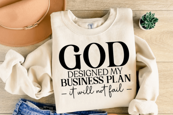 God Designed My Business Plan SVG: A Graphic Asset for Modern Content Publishing