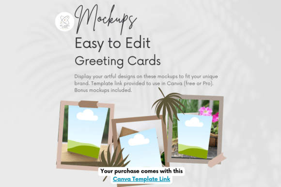 Greeting Cards - Canva Frame POD Mockup