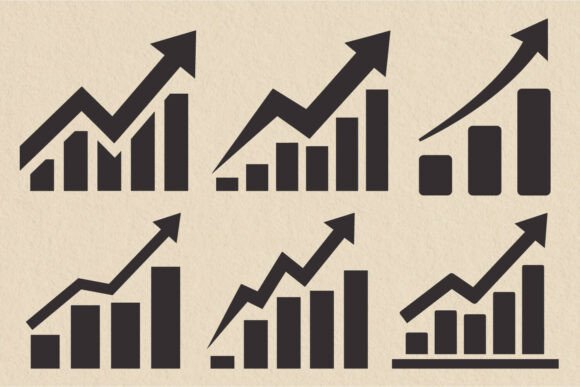 Growth Chart Arrow Graph SVG Review