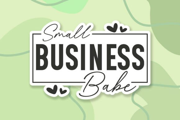Small Business Babe Sticker Graphics and Crafts Review